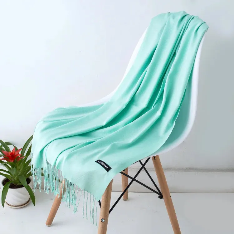 New Cashmere Wool Scarf | Thin & Warm Winter Shawl | Unisex Pashmina Wrap | EnigmaParis
