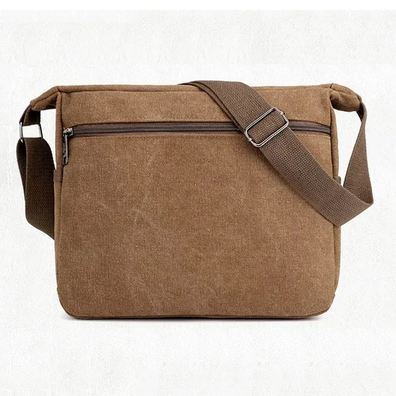 New Fashion Men Canvas Crossbody Shoulder Messenger Bags