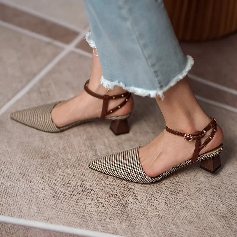 New French Retro Hollow Single Shoes