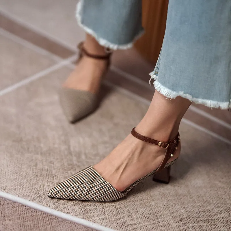 New French Retro Hollow Single Shoes