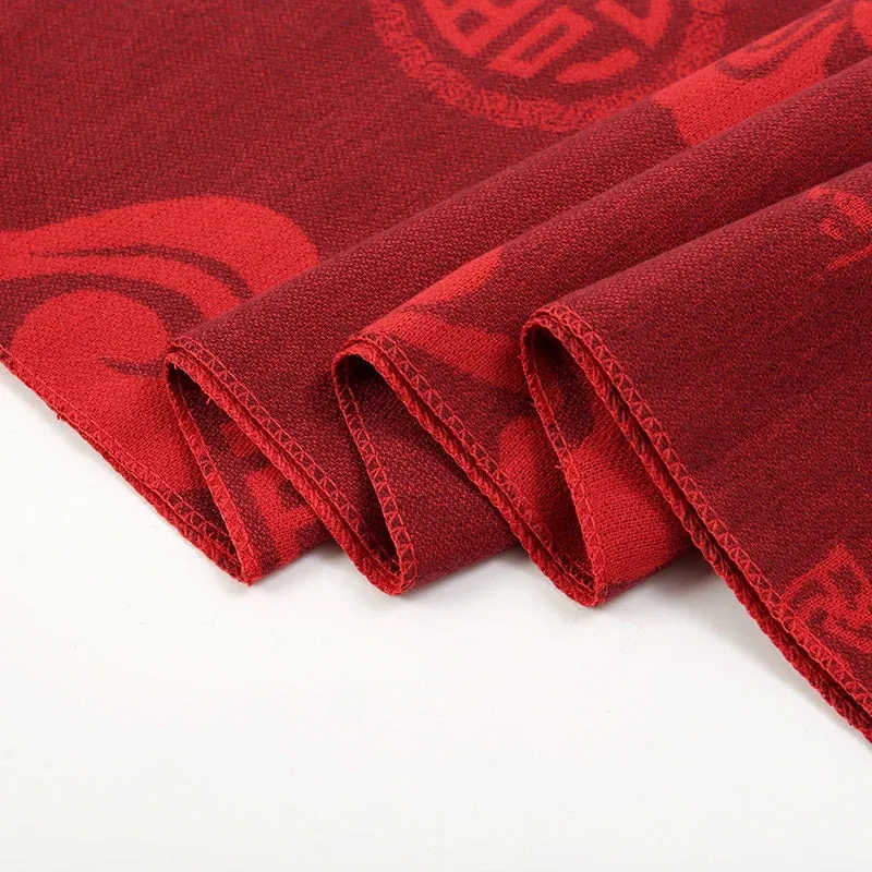 Newest Wool Cashmere Scarf | Women's Winter Tassel Pashmina Shawl | EnigmaParis
