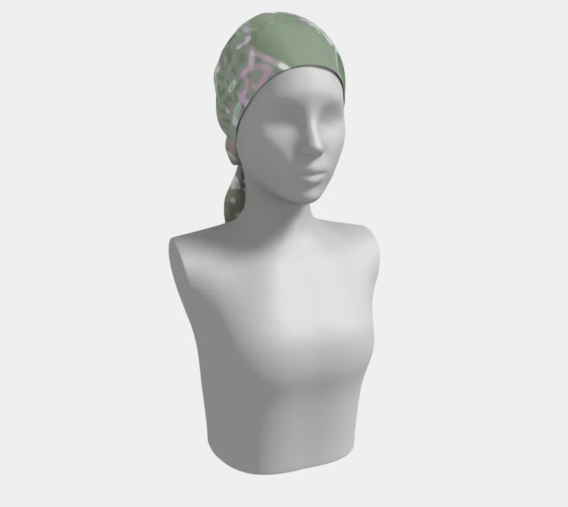 Olivia craves cacti oblong scarf