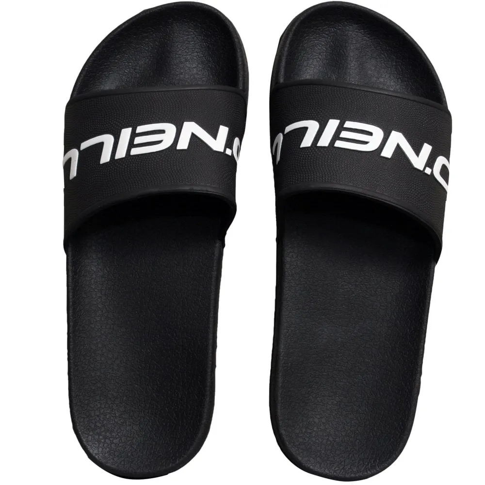 O'Neill Slide Logo Sandals - Black Out
