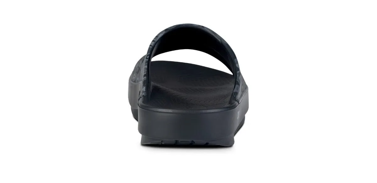 OOFOS Unisex OOahh Sport Slide Sandal - Black Water Camo