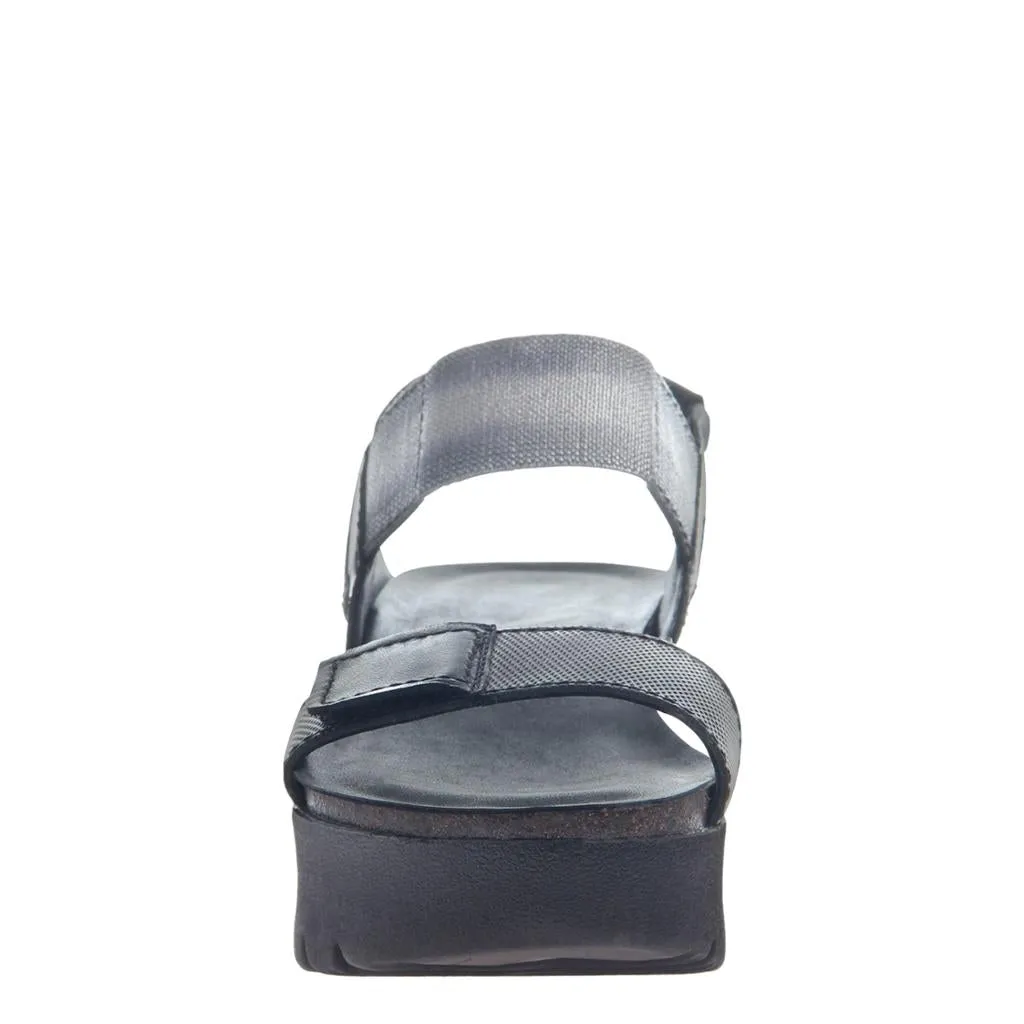 OTBT - NOVA in BLACK Wedge Sandals