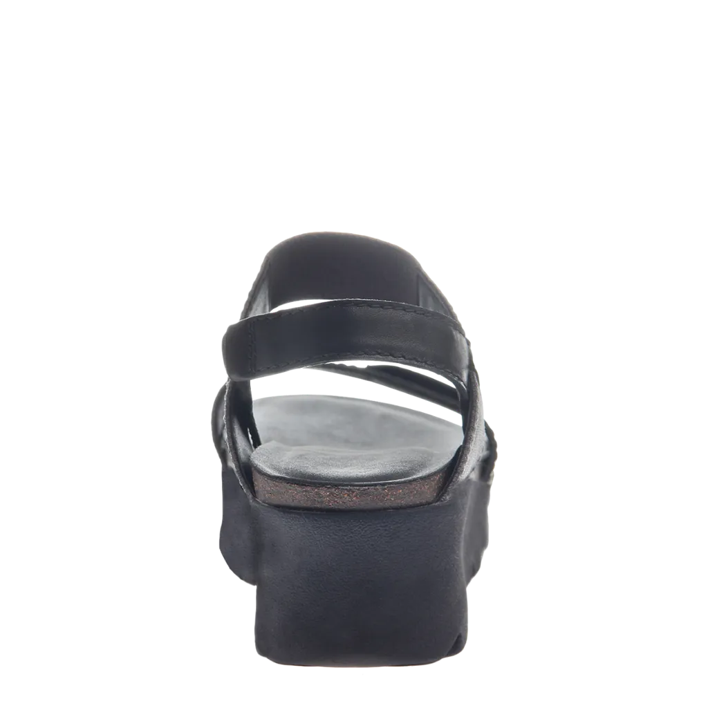 OTBT - NOVA in BLACK Wedge Sandals