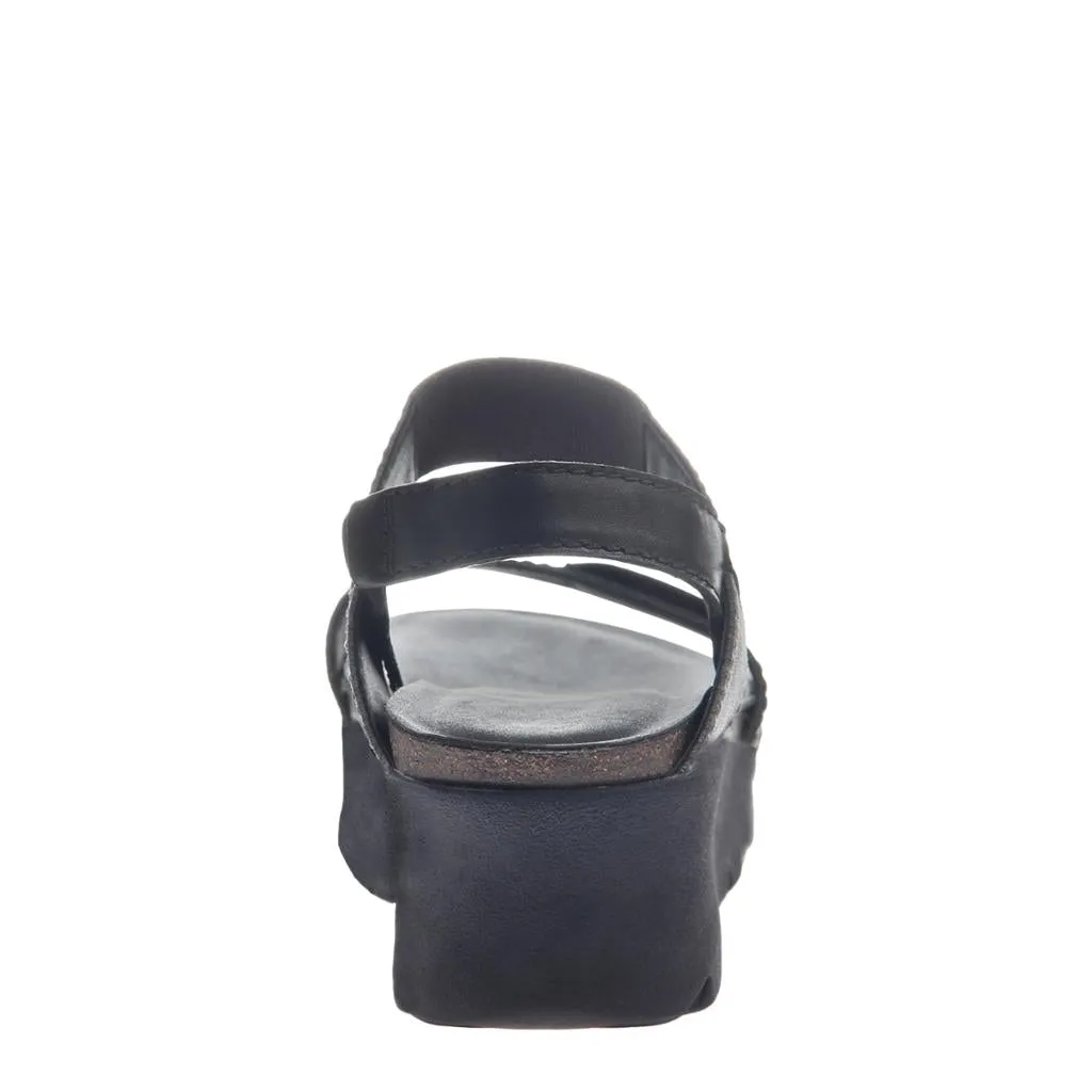 OTBT - NOVA in BLACK Wedge Sandals
