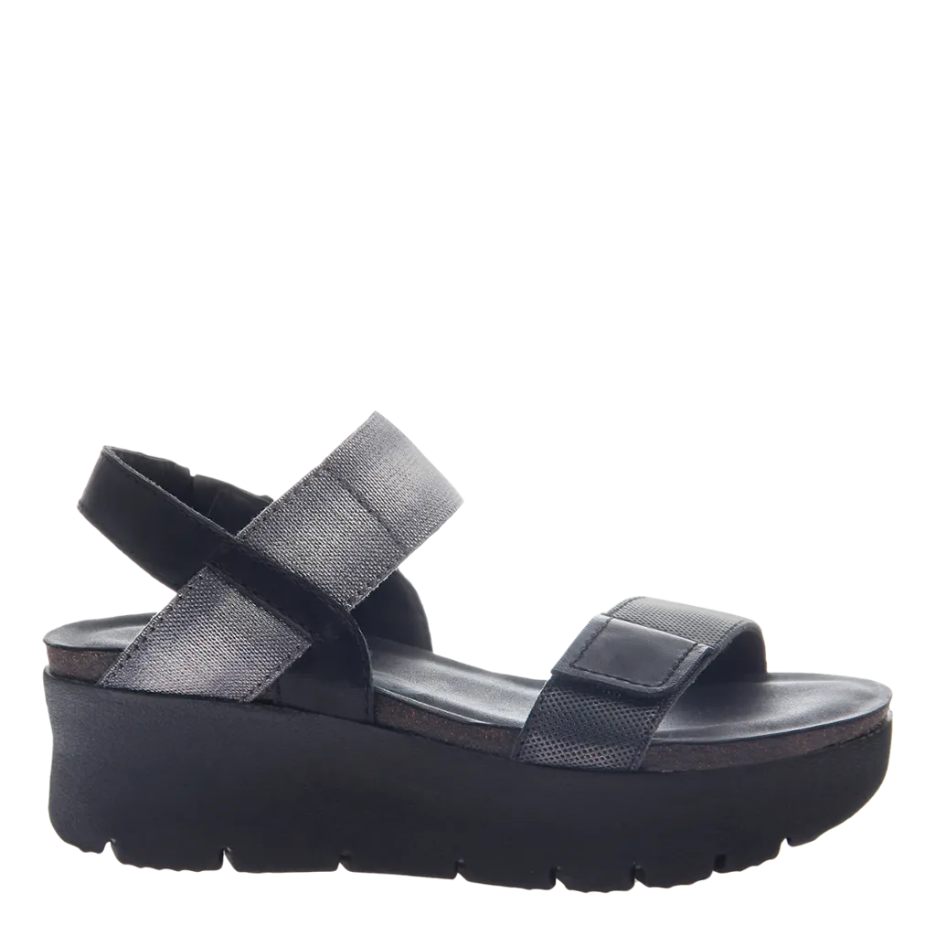 OTBT - NOVA in BLACK Wedge Sandals