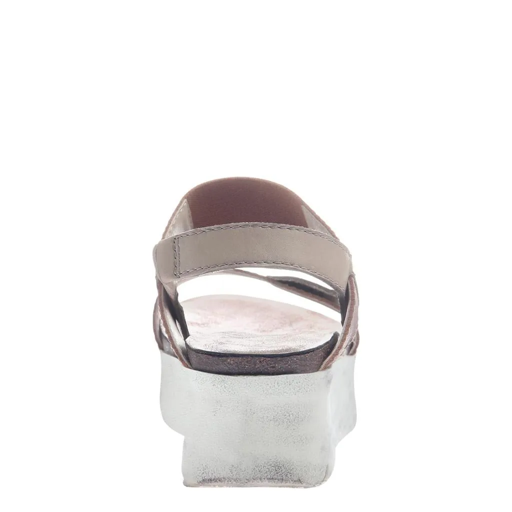 OTBT: NOVA in SILVER Wedge Sandals
