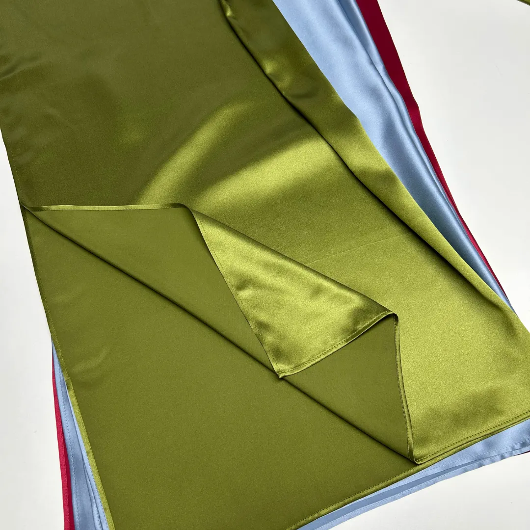 Oversized Silk Scarf Custom Wholesale - 110×110cm