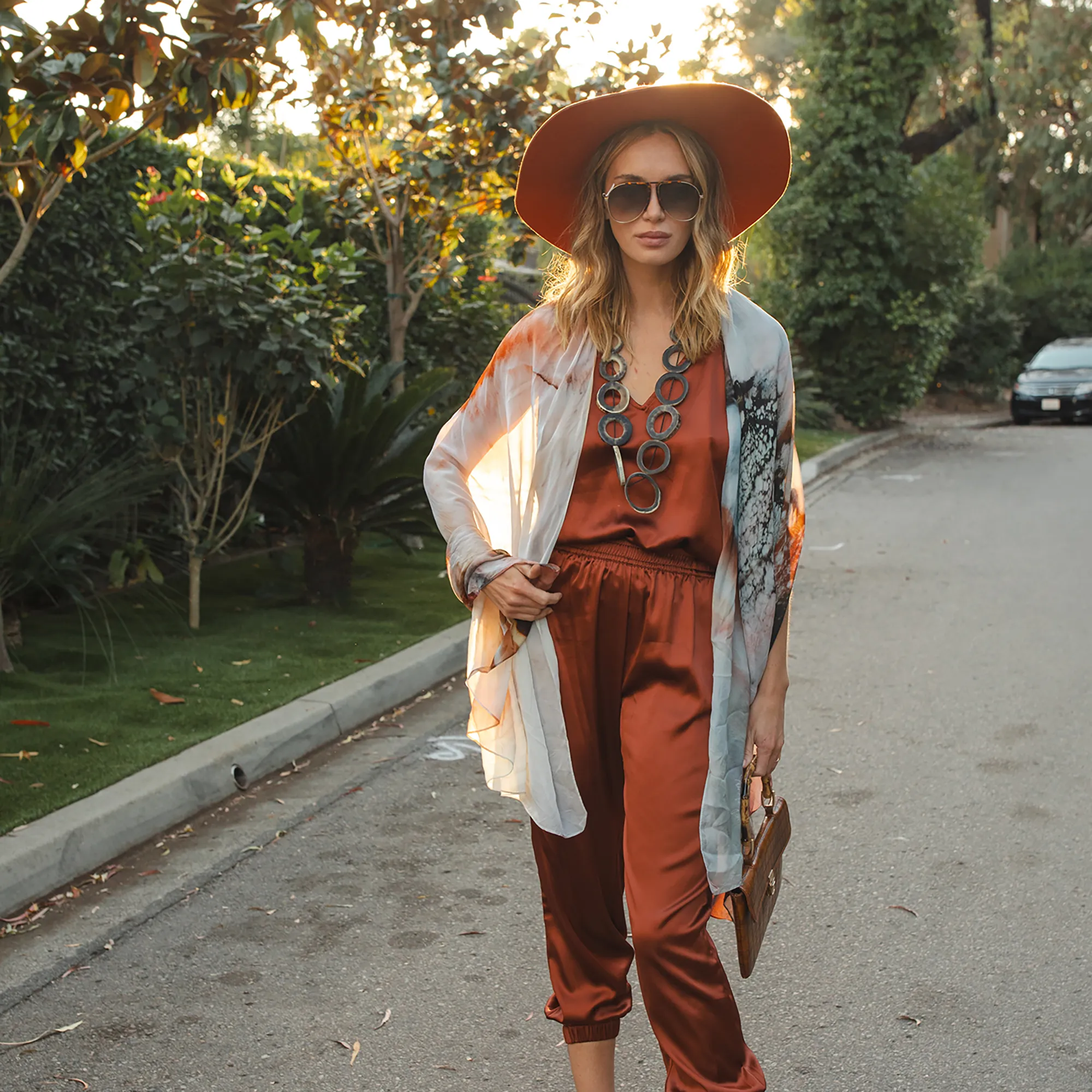 Oversized Silk Scarf