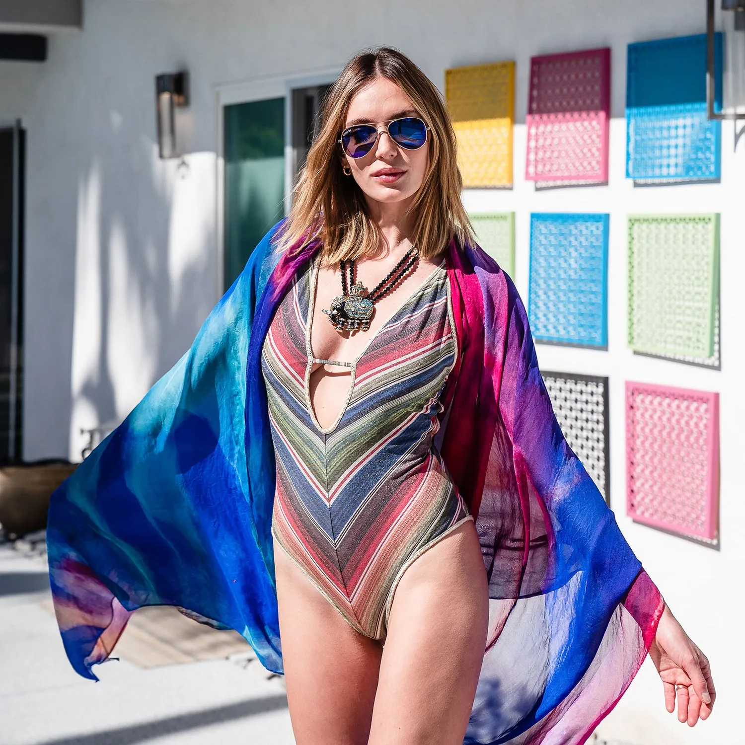 Oversized Silk Scarf