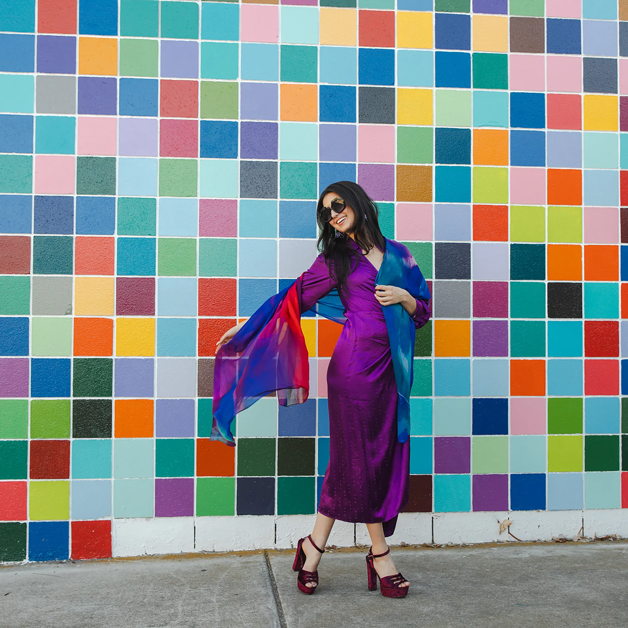 Oversized Silk Scarf