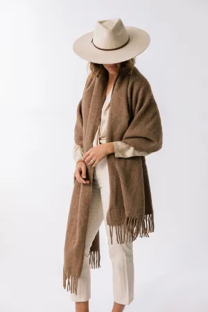Pampa Oversized Scarf | Earth