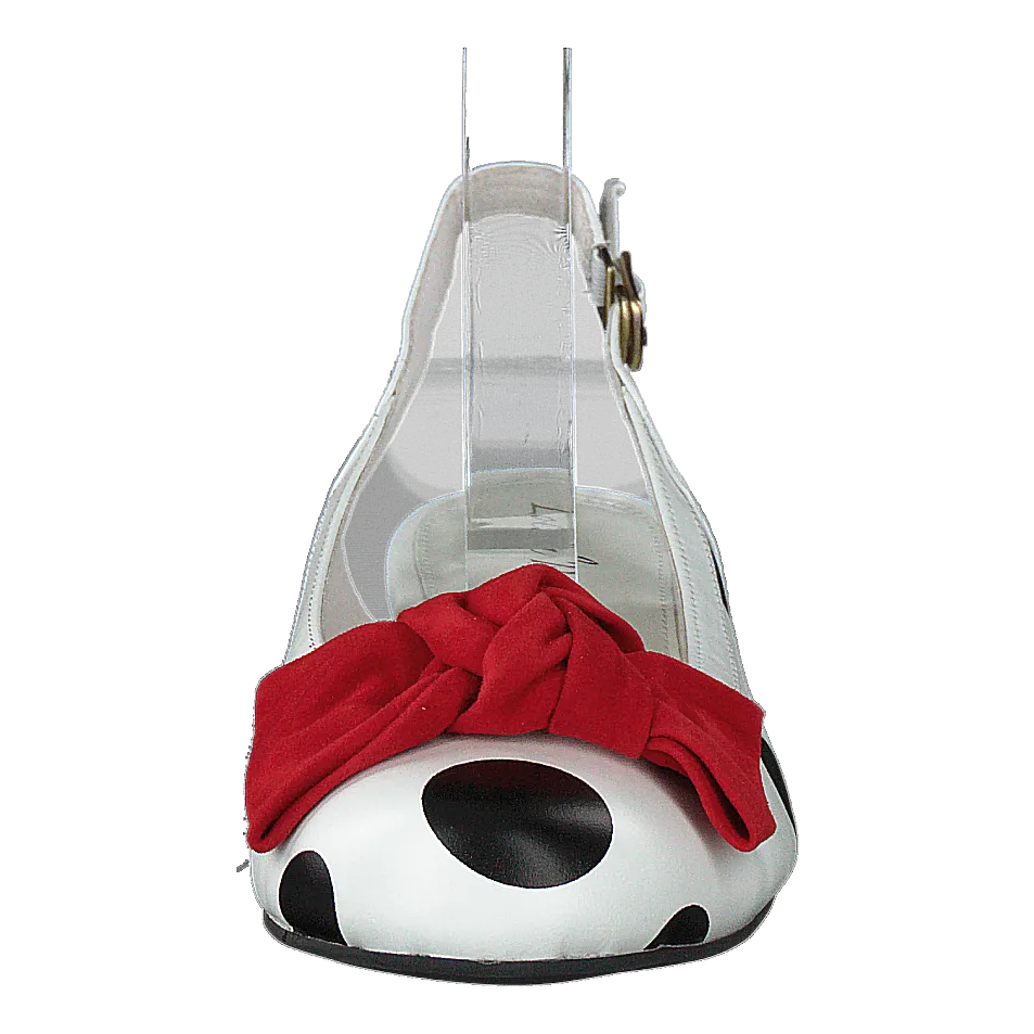 Penny White/black Dots