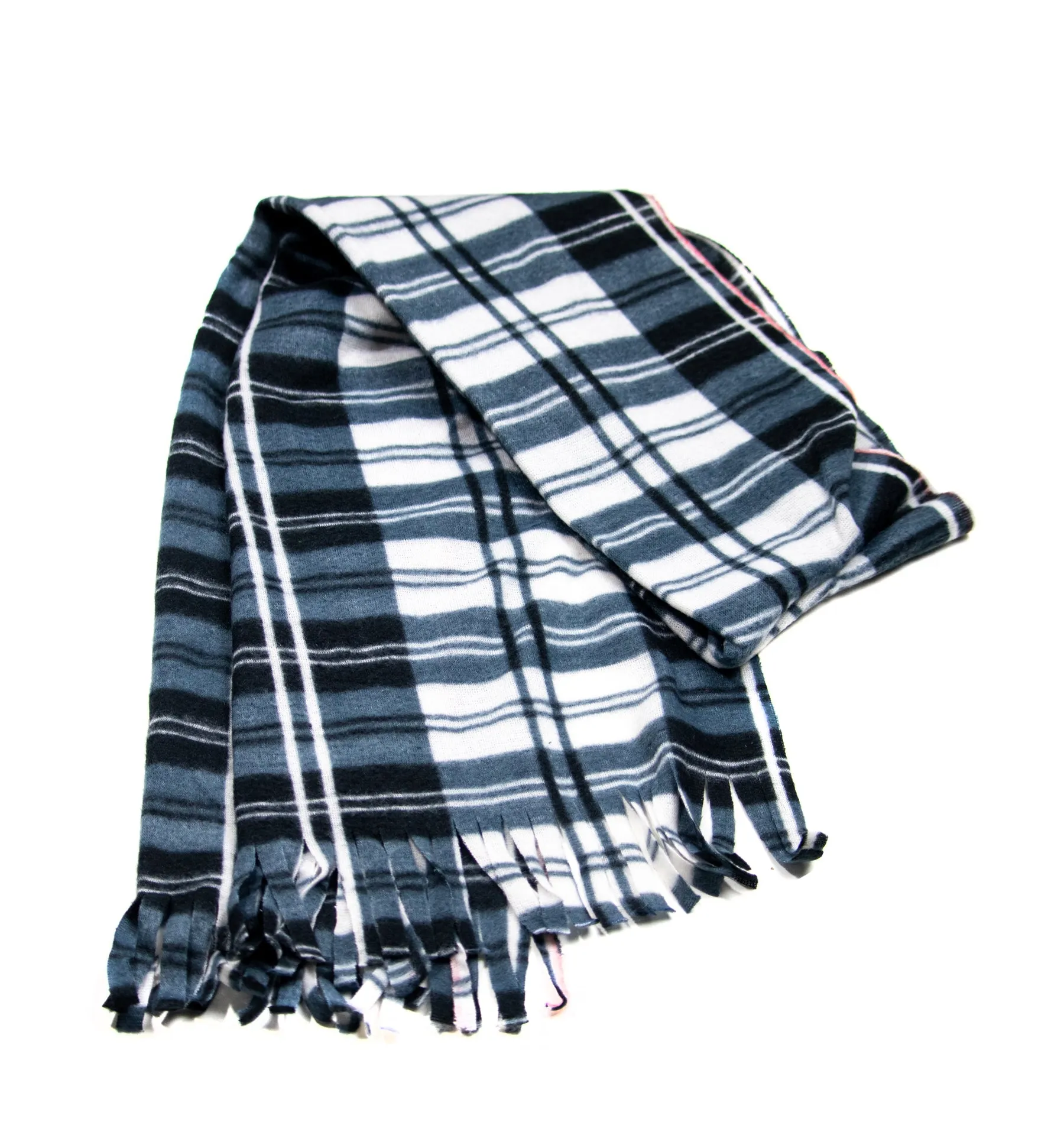 Plaid Fleece Scarf