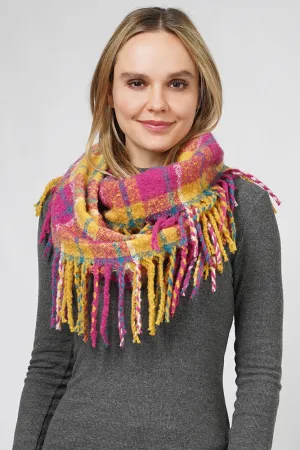 Plaid Infinity Scarf