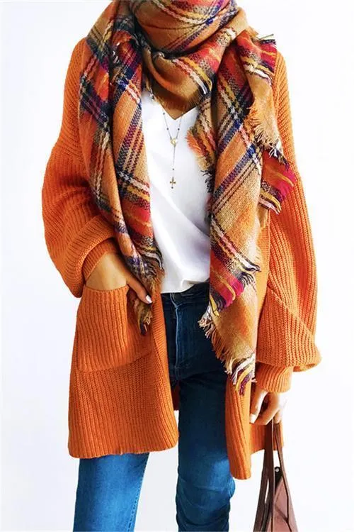 Plaid Shawl Scarf