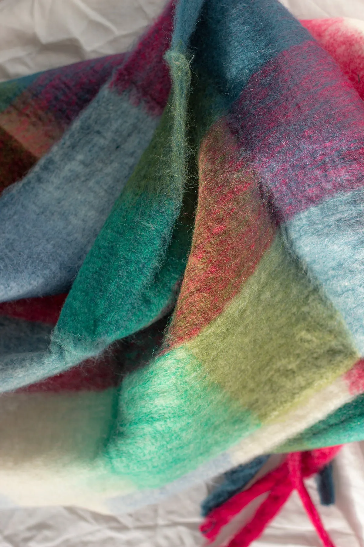 Plaid Warm Wrap Scarf