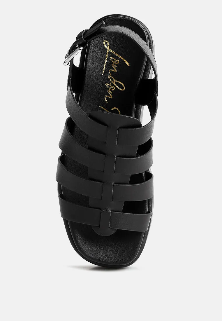 Platform Gladiator Sandals By RUW