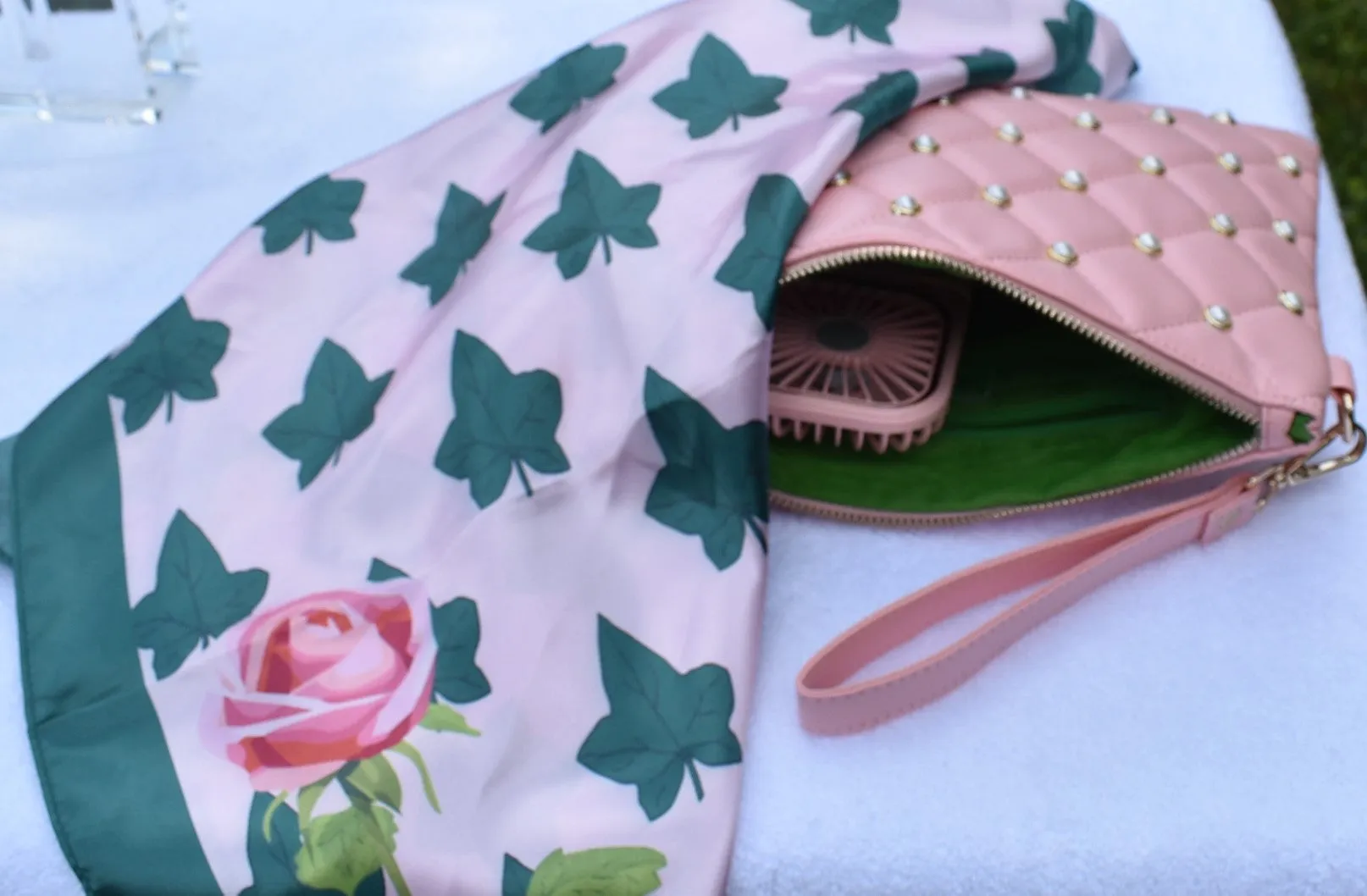 PNK Signature Scarf Ivy Print