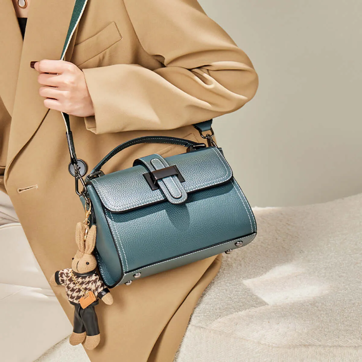 Premium Luxurious touch Blue Express delivery Satchel Bag