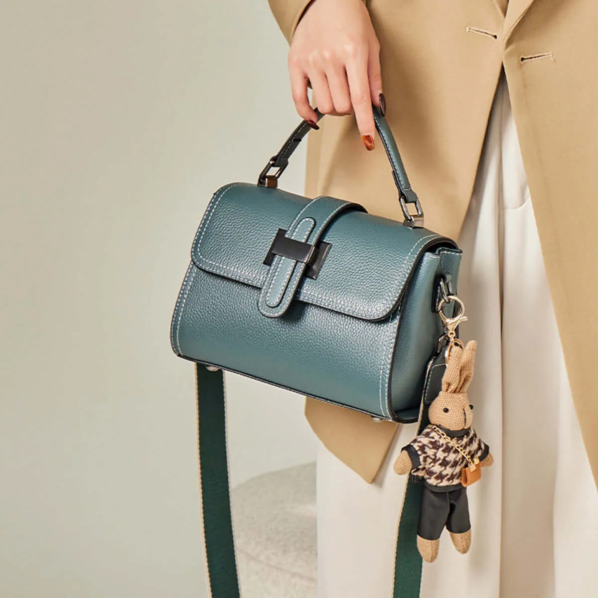 Premium Luxurious touch Blue Express delivery Satchel Bag
