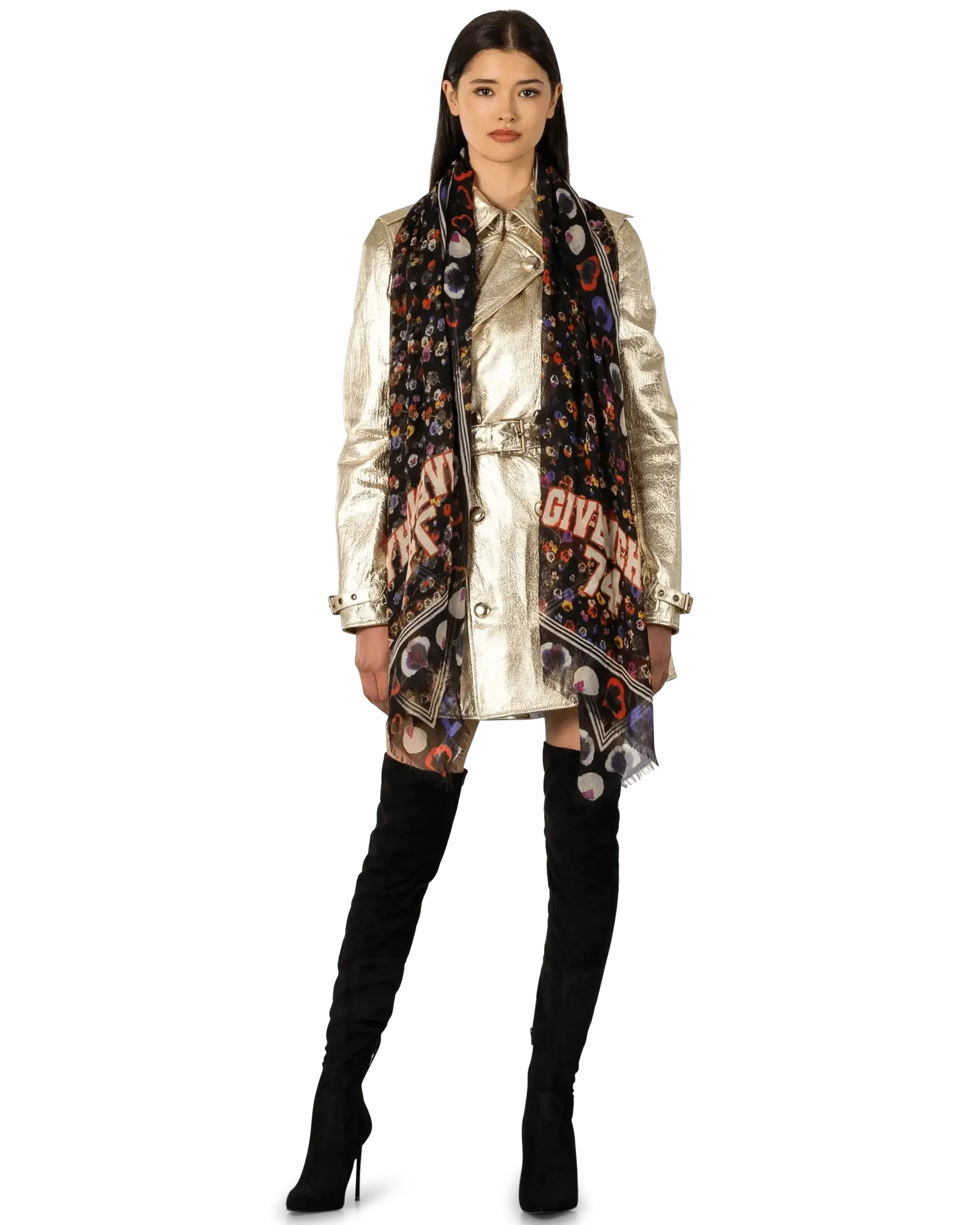 Printed Cashmere Scarf