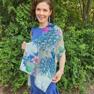 Printed Chiffon Scarf - 3300