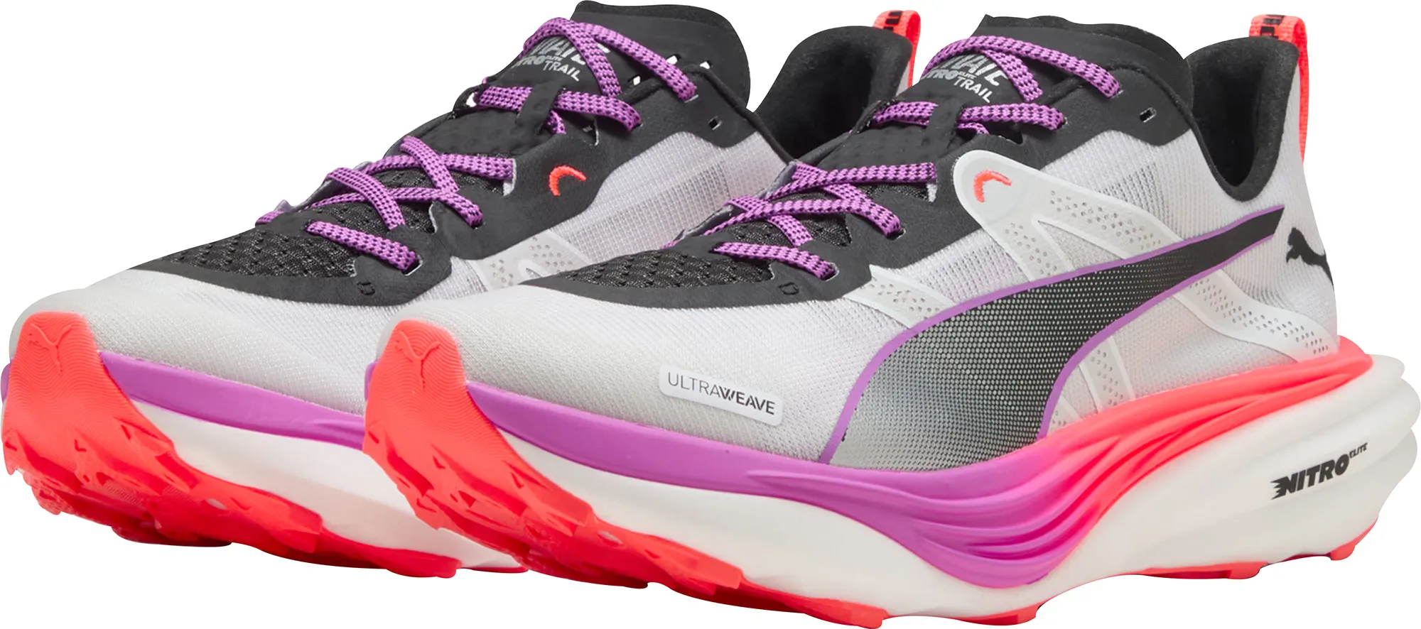 Puma Deviate Nitro Elite Mens Trail Running Shoes - White