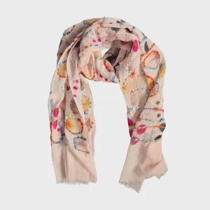 Pure Wool Scarf - Pale Pink