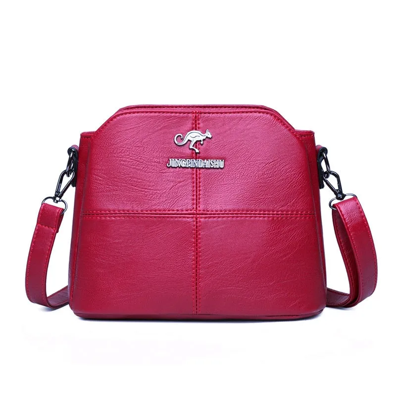 Purpdrank - New Women Bag Fashion Messenger Shoulder Crossbody Messenger Bag Female Handbag Luxury Designer Mom's Small Bag Satchels