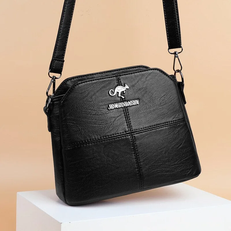Purpdrank - New Women Bag Fashion Messenger Shoulder Crossbody Messenger Bag Female Handbag Luxury Designer Mom's Small Bag Satchels