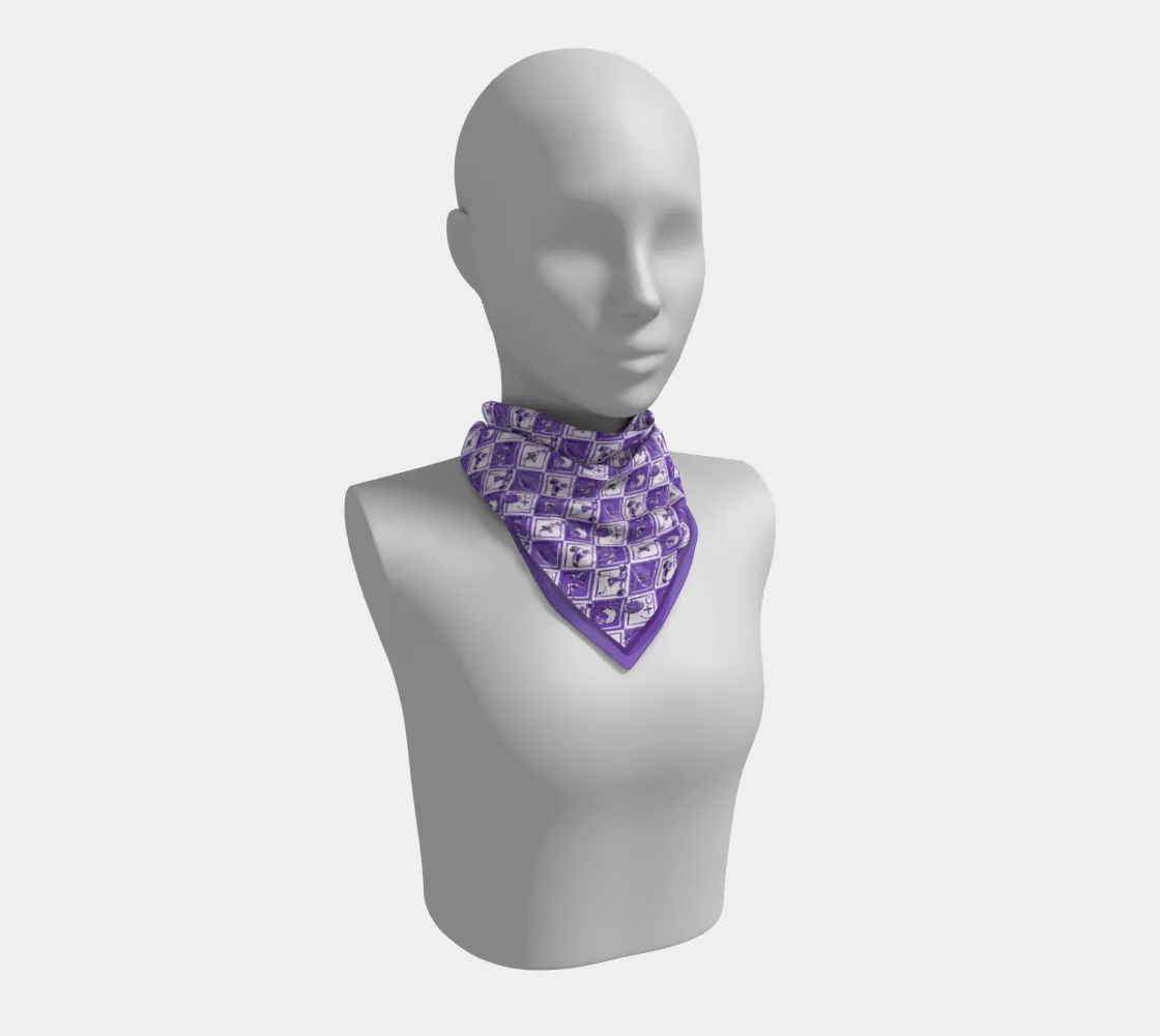 Purple   Black Checkerboard Gameday 24 - Wholesale