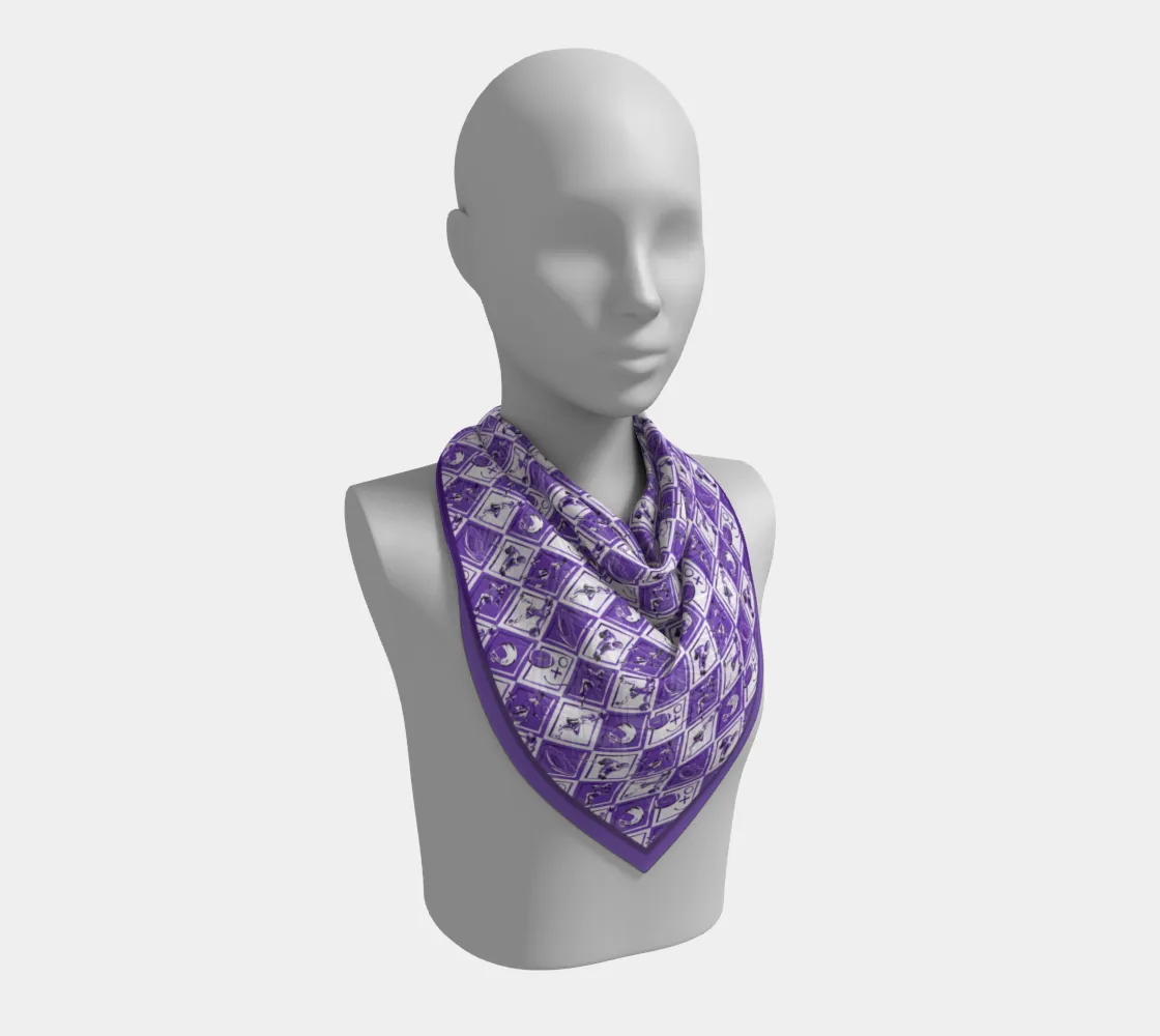 Purple   Black Checkerboard Gameday 24 - Wholesale
