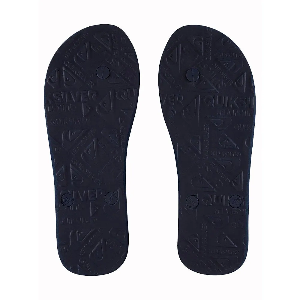 Quiksilver Molokai Flip Flops - Blue/Blue/Blue