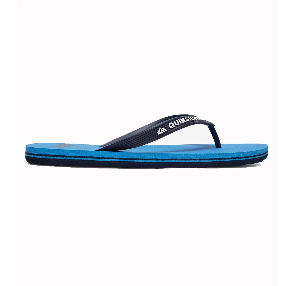 Quiksilver Molokai Flip Flops - Blue/Blue/Blue
