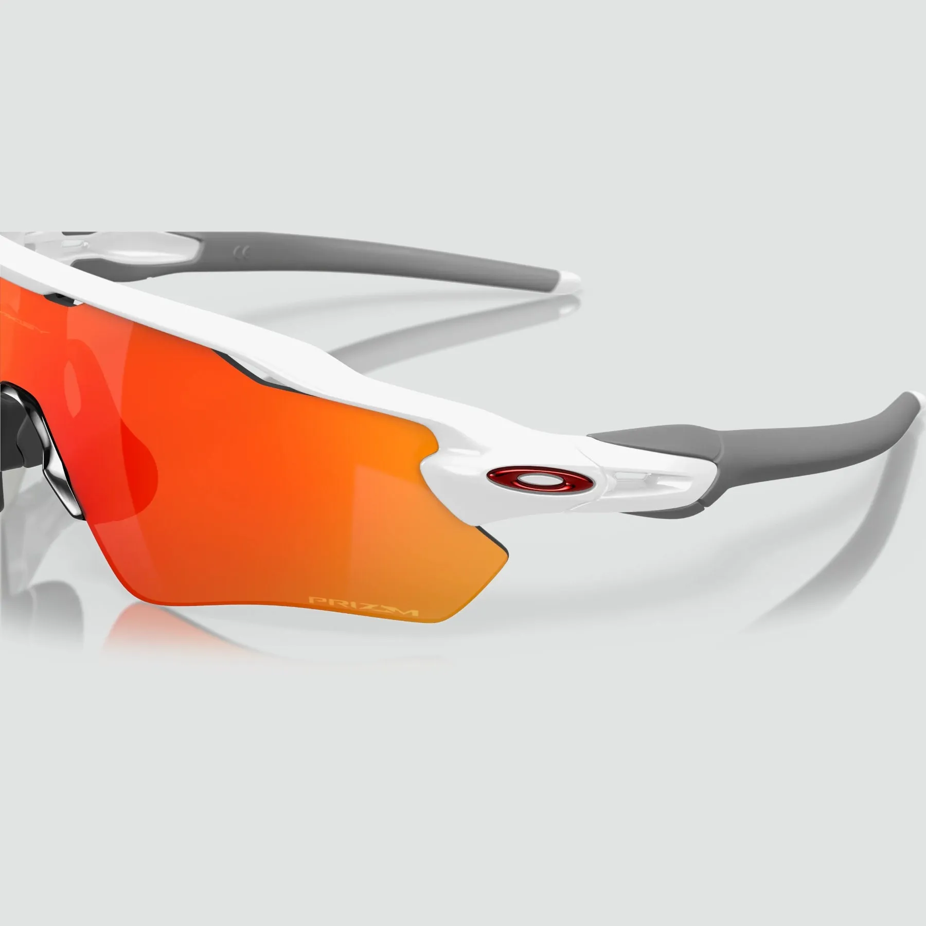Radar Ev Path Sunglasses -  Polished White PRIZM Ruby Iridium