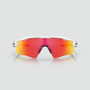 Radar Ev Path Sunglasses -  Polished White PRIZM Ruby Iridium