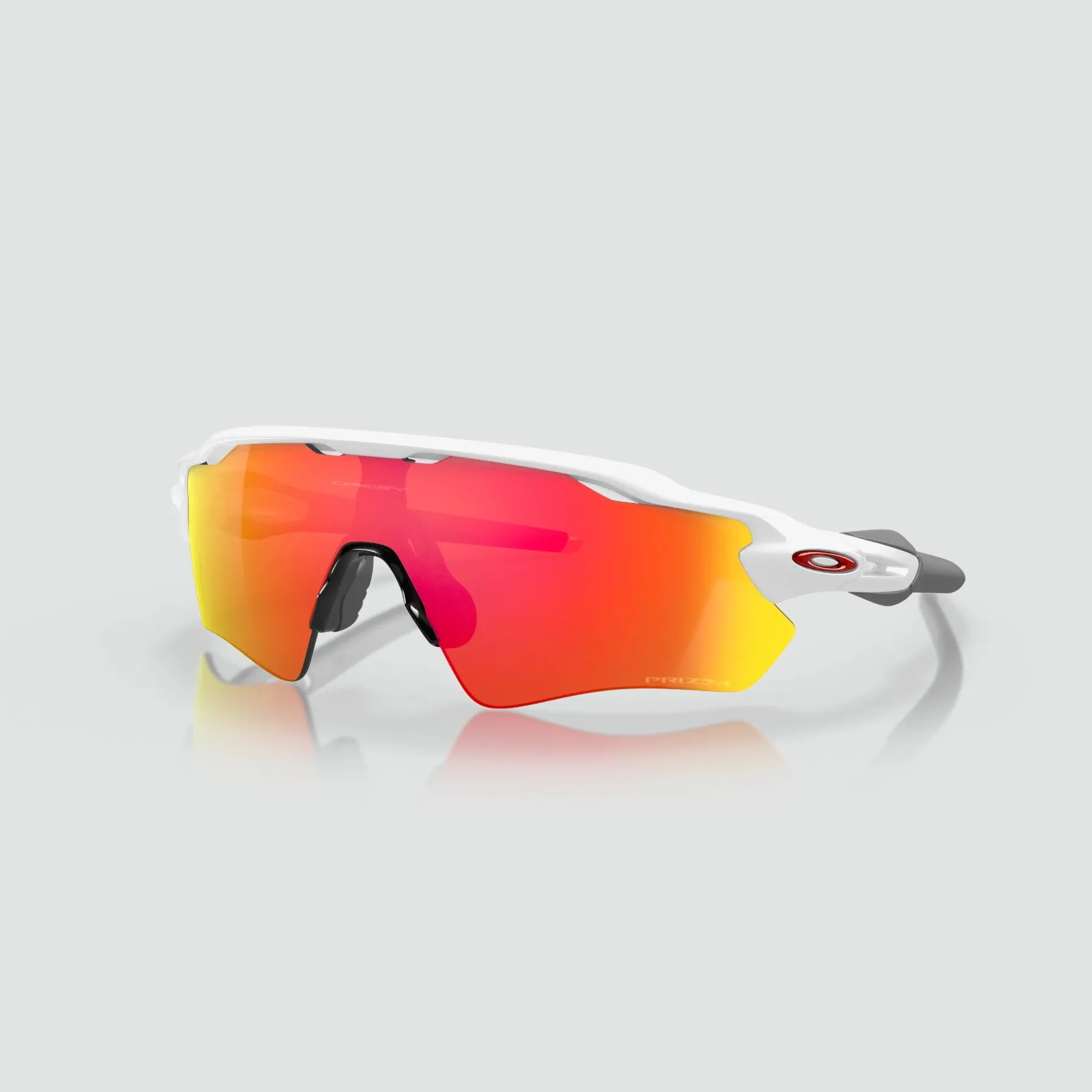 Radar Ev Path Sunglasses -  Polished White PRIZM Ruby Iridium