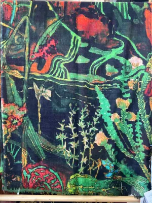 Raffal Australian Fine Merino Wool Scarves Glacier Green