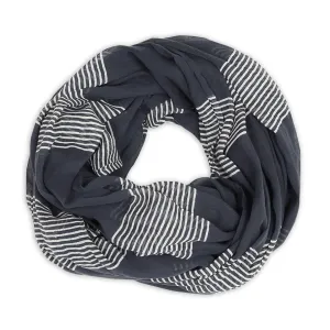 Raya Navy Stripe Scarf