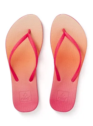 Reef Escape Lux Ladies Flip Flops Ombre Sunset