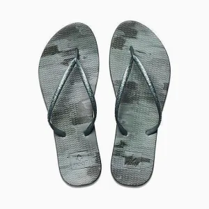 Reef Escape Lux Paint Ladies Flip Flops Black Paint