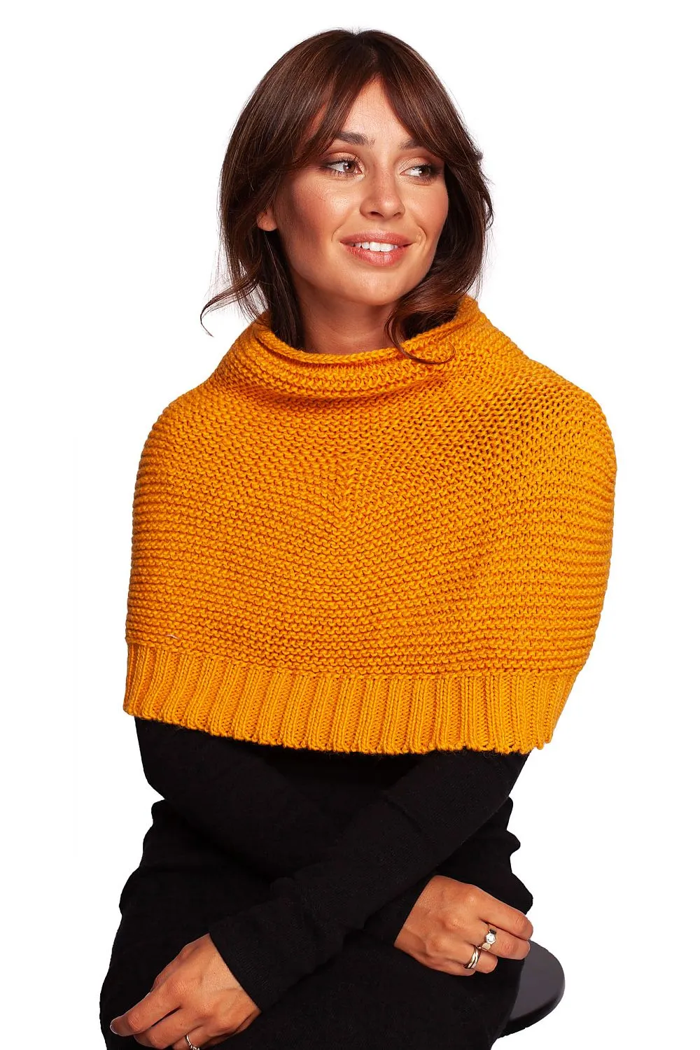 Refined Flared Neck Infinity Scarf