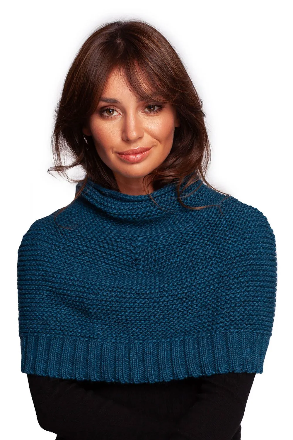 Refined Flared Neck Infinity Scarf