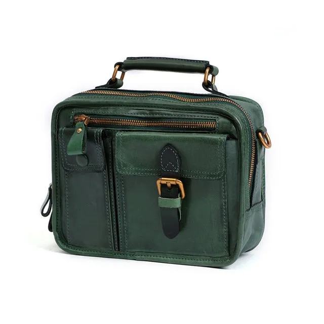 Retro Jungle Crossbody Bag Shoulder Bag for Women, Leather, One Size
