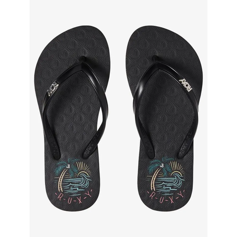 Roxy Girls Viva Stamp Flip Flops