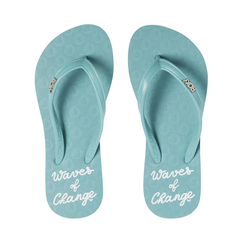 Roxy Girls Viva Stamp Flip Flops