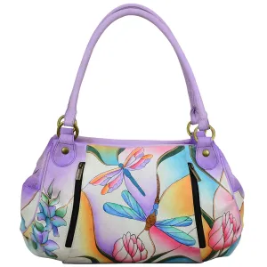 Ruched Satchel - 8064